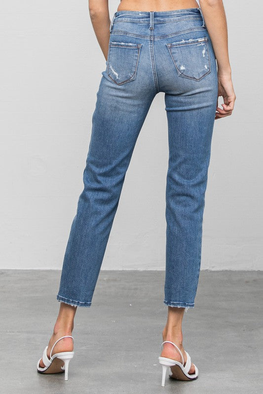 Rue’s Mid Rise Slim Girlfriend Jeans