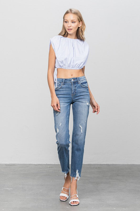 Rue’s Mid Rise Slim Girlfriend Jeans
