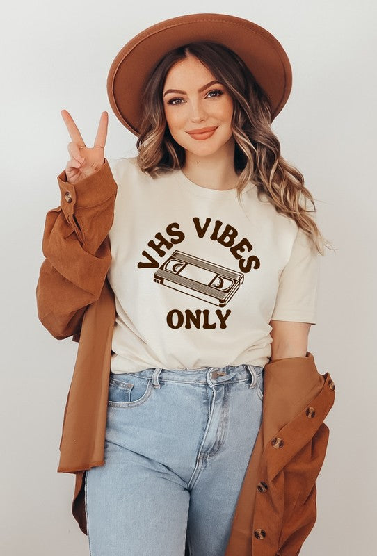 VHS Vibes Only Short Sleeve Graphic Tee