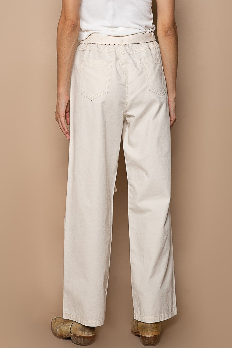 Paint + Patch Loose Fit Wide Leg Pants