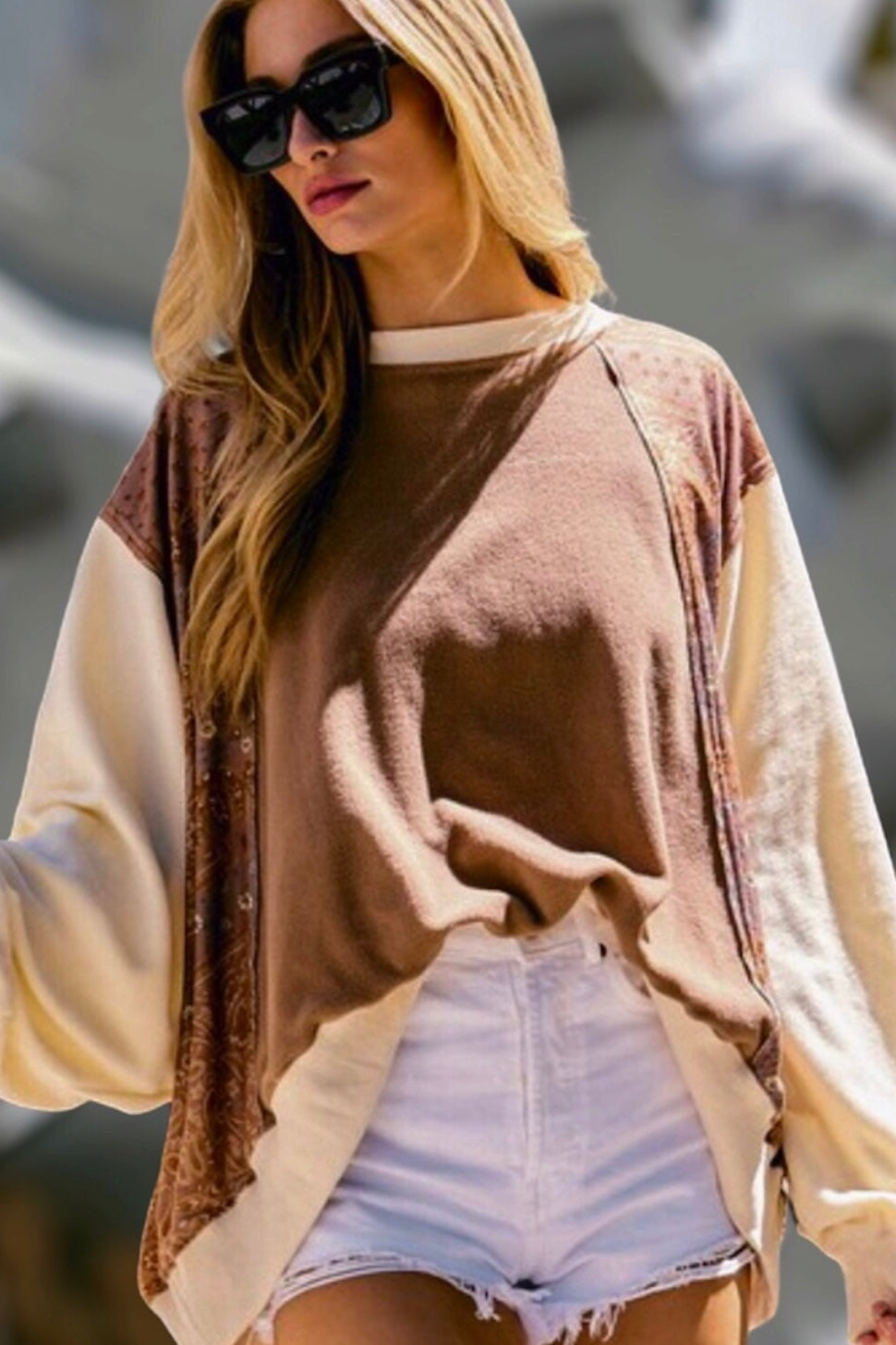 One Of Those Days Colorblock Pullover