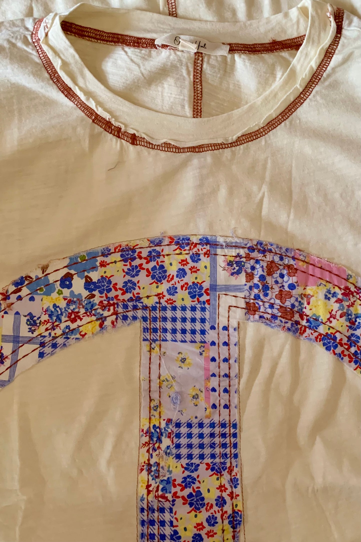 Om Shanti Mineral Washed Peace Sign T-Shirt Dress