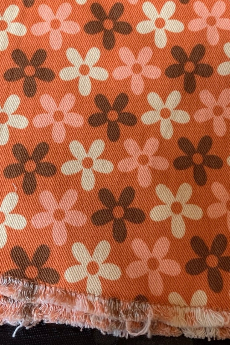 Groove Theory High Waist Floral Flares