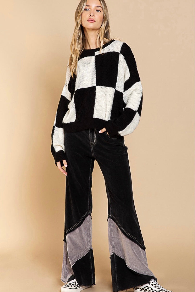 Midnight Rider Retro High Rise Flare Leg Essential Cords