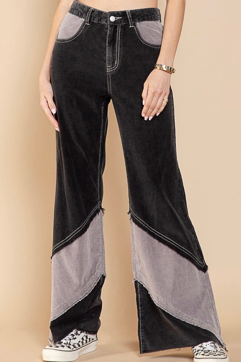 Midnight Rider Retro High Rise Flare Leg Essential Cords