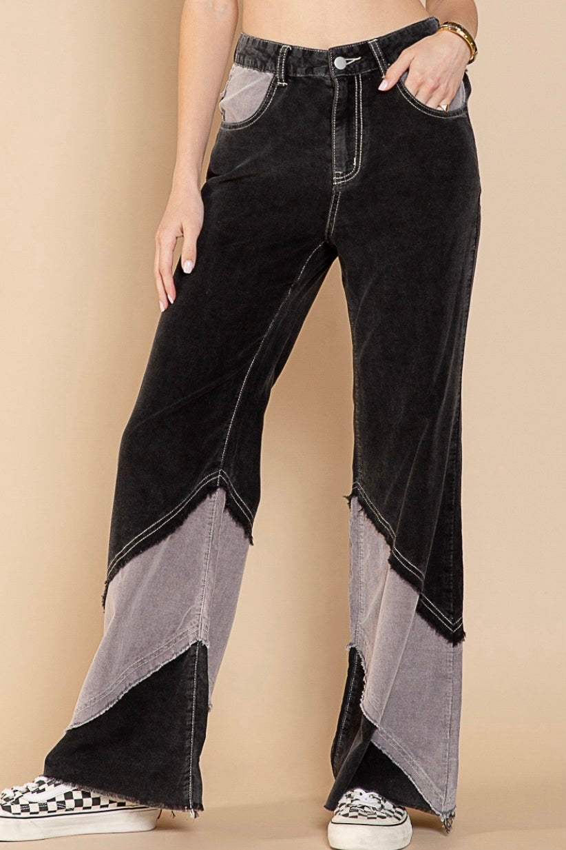 Midnight Rider Retro High Rise Flare Leg Essential Cords