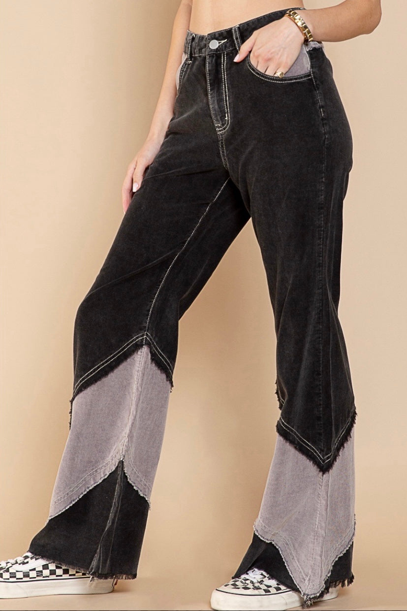 Midnight Rider Retro High Rise Flare Leg Essential Cords