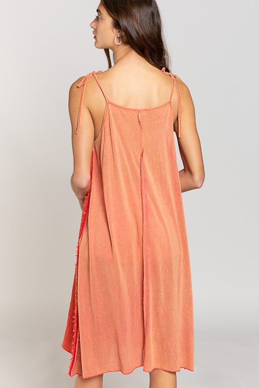 Heat Of The Night Spaghetti Strap Button Front Midi Dress (3 Colors)