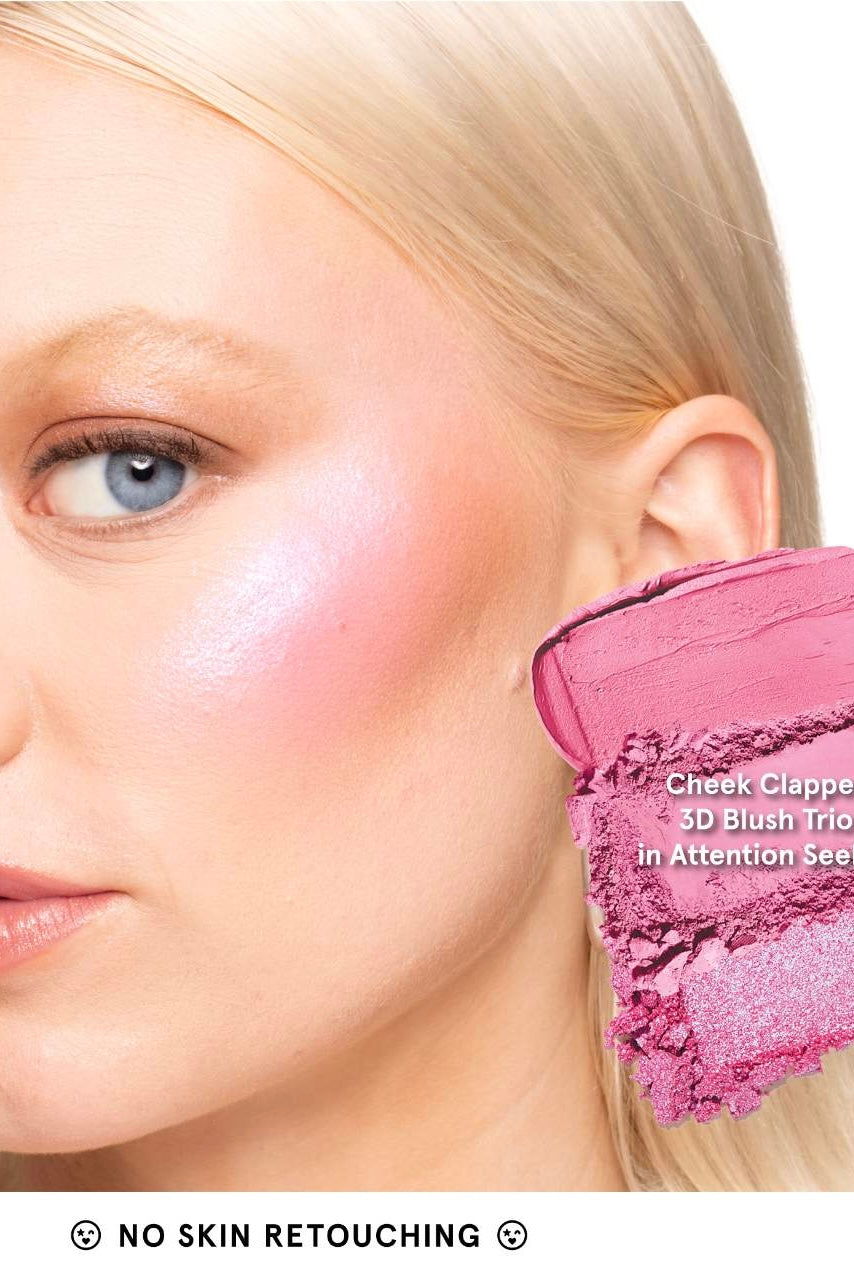 One/Size Cheek Clapper 3D Blush Trio Palette