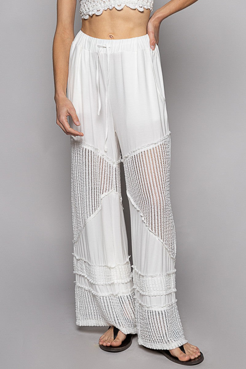 Beachcomber Flowy Wide Leg Rayon Jersey Palazzo Pants (4 Colors)