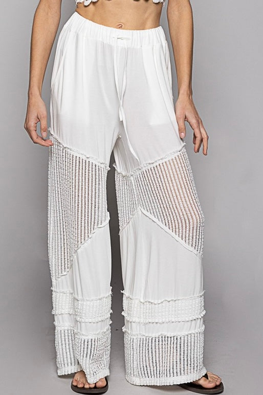 Beachcomber Flowy Wide Leg Rayon Jersey Palazzo Pants (4 Colors)