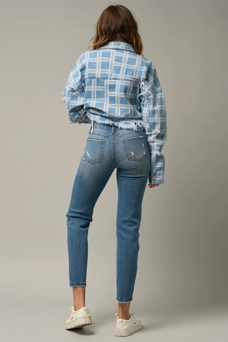 Rue’s Mid Rise Slim Girlfriend Jeans