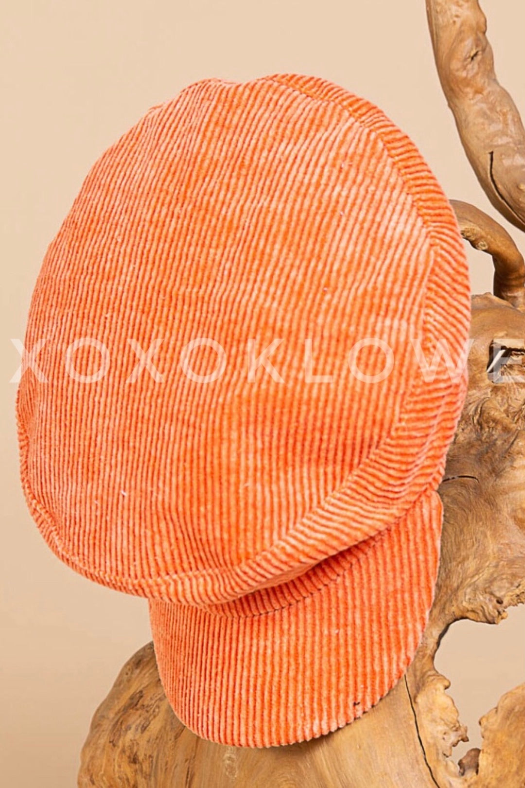 The Essential Corduroy Studded Newsboy Cap