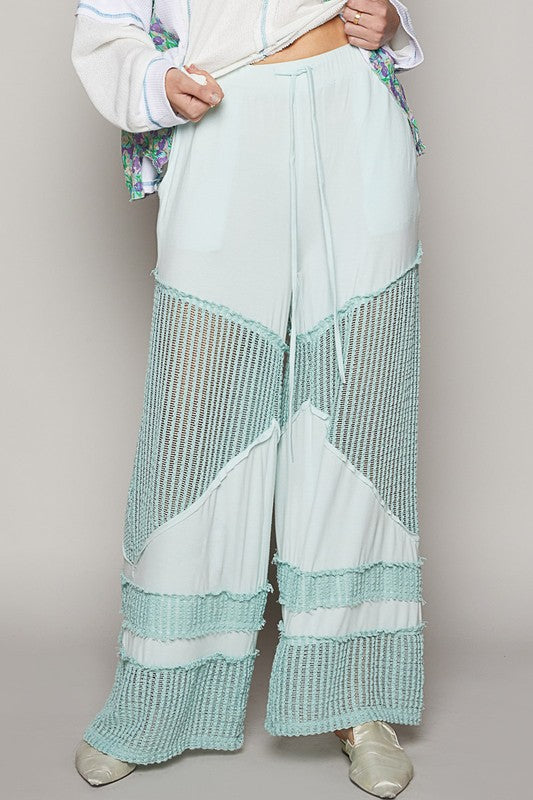 Beachcomber Flowy Wide Leg Rayon Jersey Palazzo Pants (4 Colors)