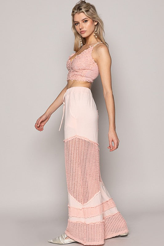 Beachcomber Flowy Wide Leg Rayon Jersey Palazzo Pants (4 Colors)