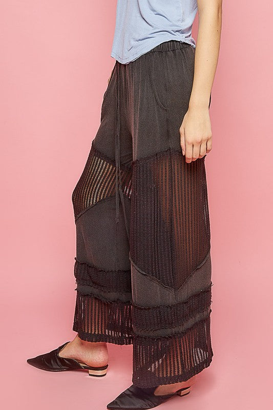 Beachcomber Flowy Wide Leg Rayon Jersey Palazzo Pants (4 Colors)