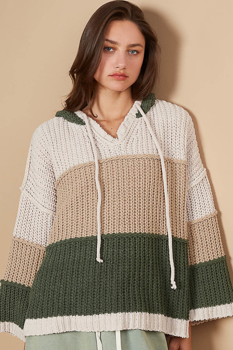 Block Party Baby Chenille Knit Hoodie