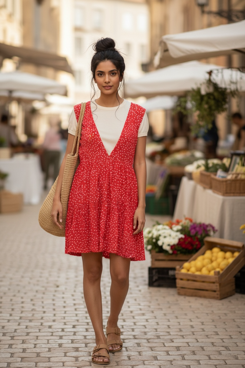 Cherry on Top Polka Dot Dress
