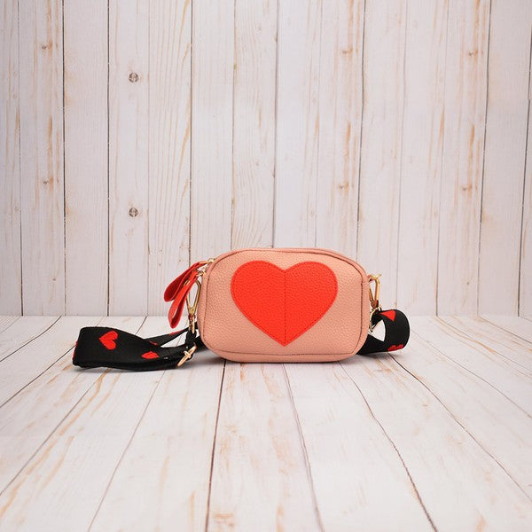 Heart To Heart Convertible Crossbody Bag