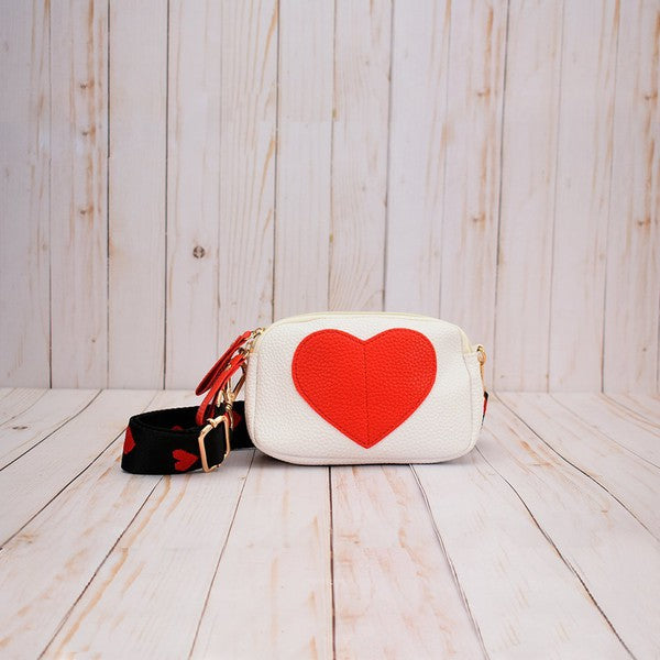 Heart To Heart Convertible Crossbody Bag