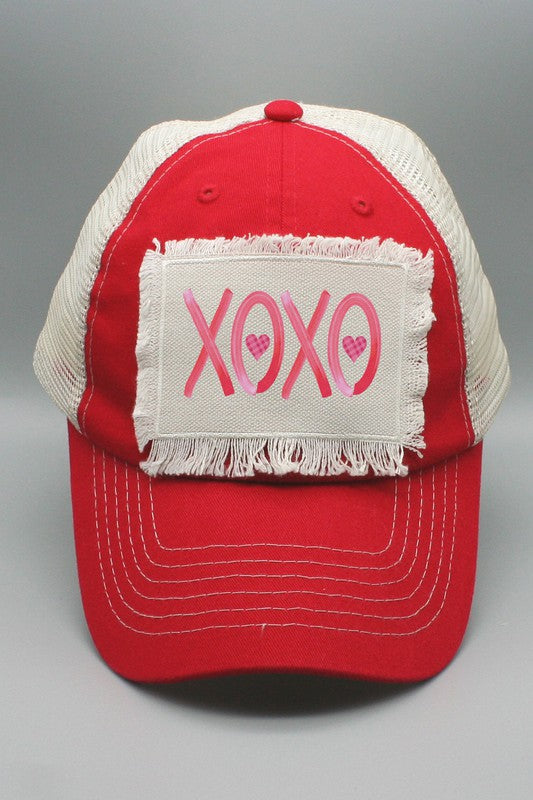 XOXO Raggy Patch Trucker