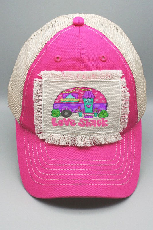 Love Shack Raggy Patch Trucker