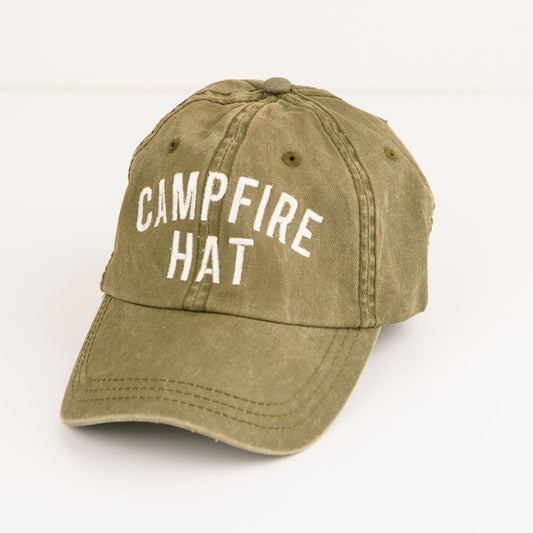 Campfire Hat Embroidered Baseball Cap