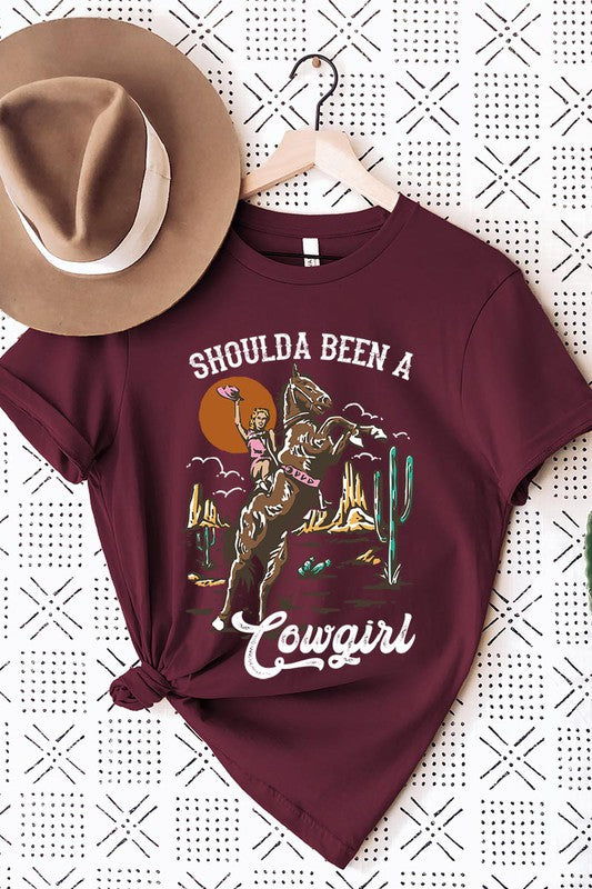 Shoulda Been A Cowgirl Graphic Tee