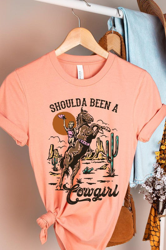 Shoulda Been A Cowgirl Graphic Tee