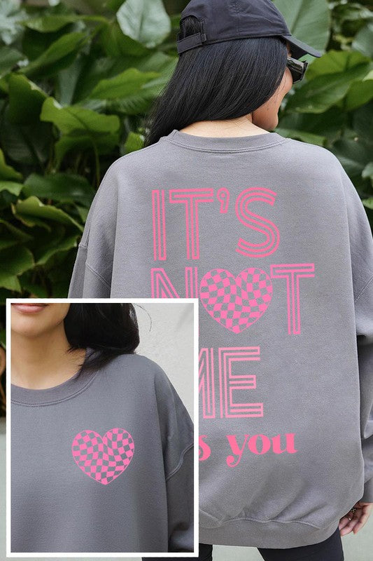 It’s Not Me, It’s You Graphic Fleece Sweatshirt (9 Colors)