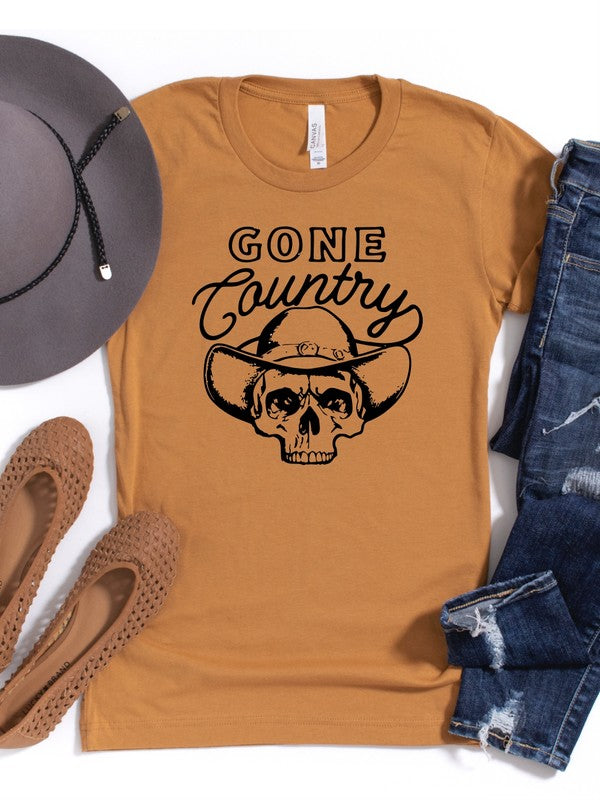 Gone Country Short Sleeve Graphic Tee