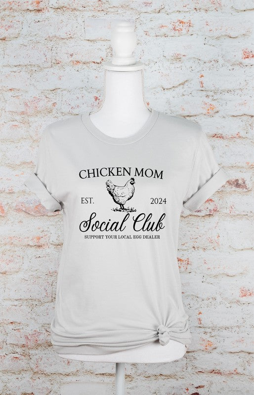Chicken Mom Social Club Short Sleeve Graphic Tee