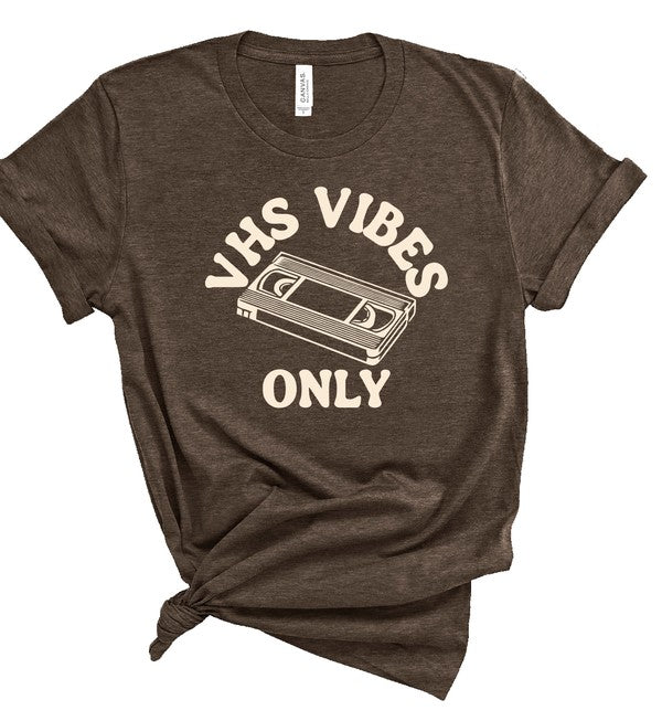 VHS Vibes Only Short Sleeve  Graphic Tee