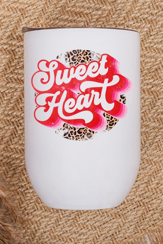 Sweet Heart Leopard Wine Cup