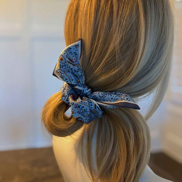 Big Bow Tie Hair Scrunch (5 Patterns)