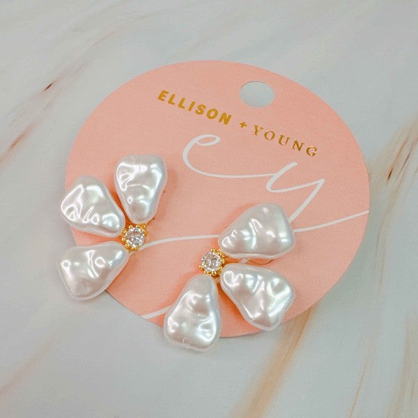 Three Petals Stud Earrings