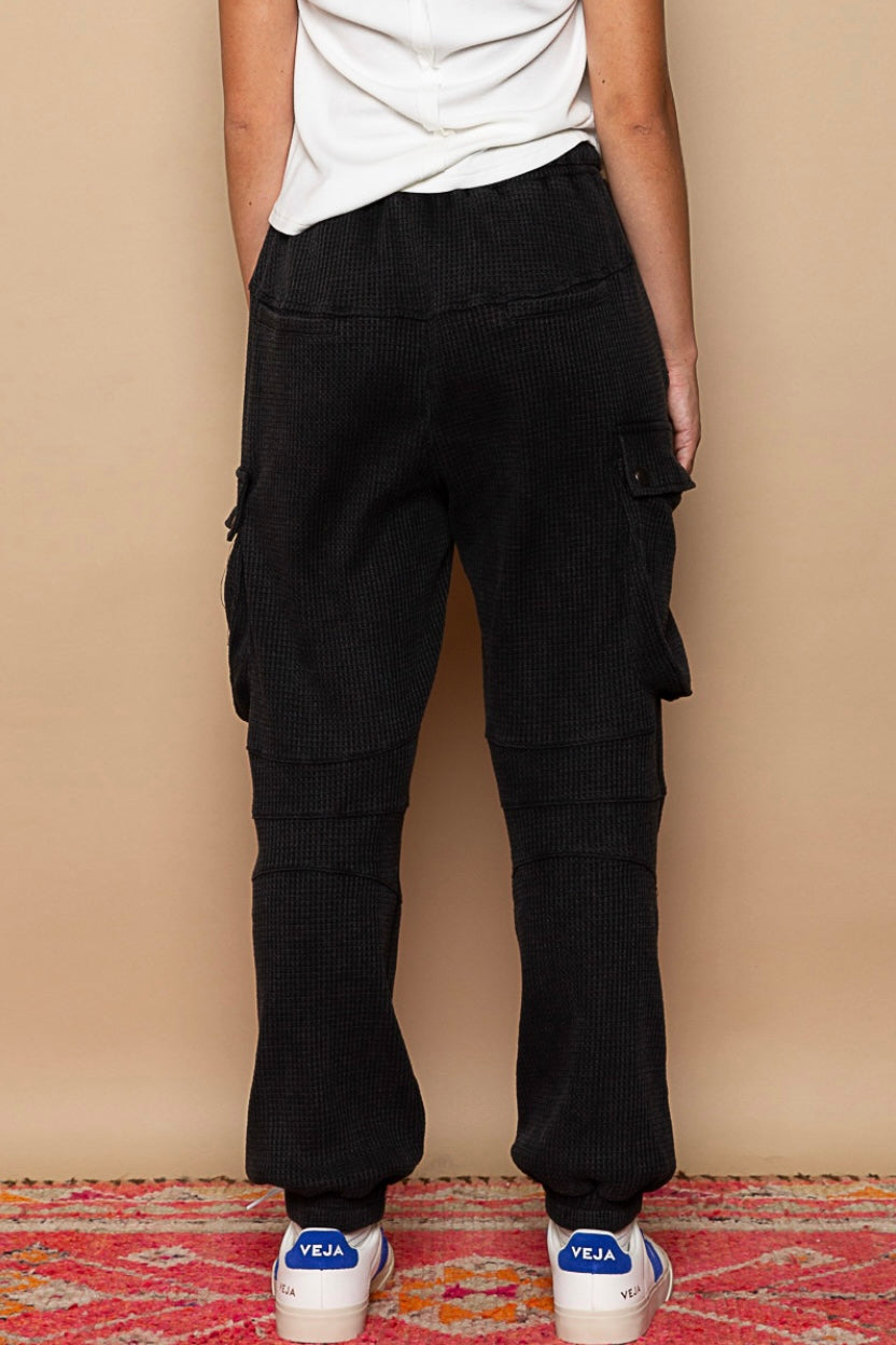 Cargo Ride Relaxed Fit Thermal Knit Jogger Pants