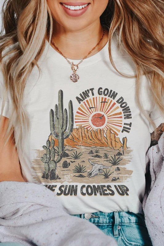 Ain’t Going Down Till The Sun Comes Up Graphic Tee