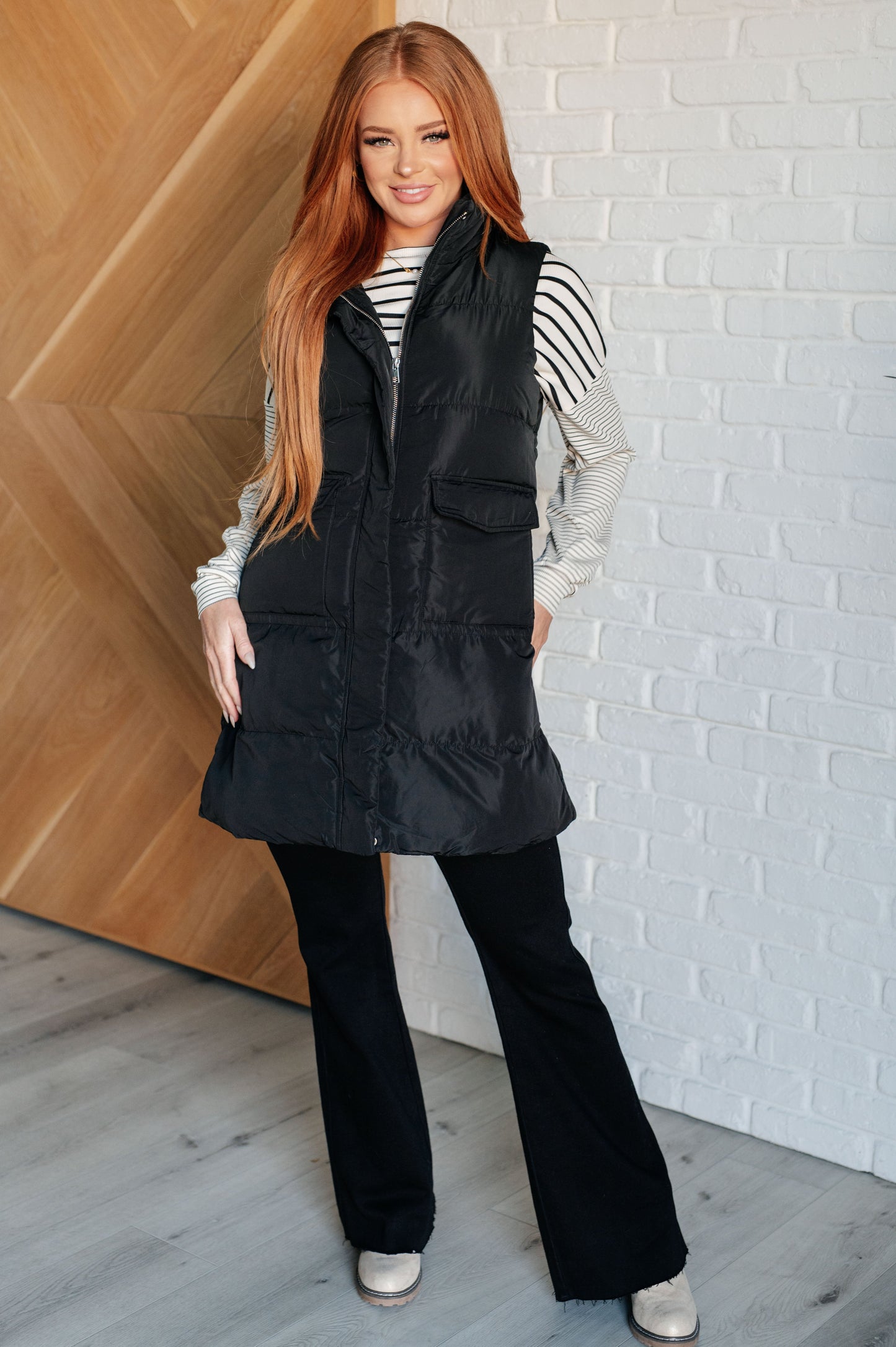 What The Puff: Game Day Longline Puffer Vest