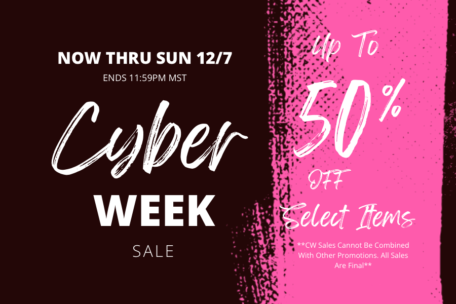xoxo, klowe sale banner announcing Up to 50% off on select styles now through Sunday, December 7, 2025.