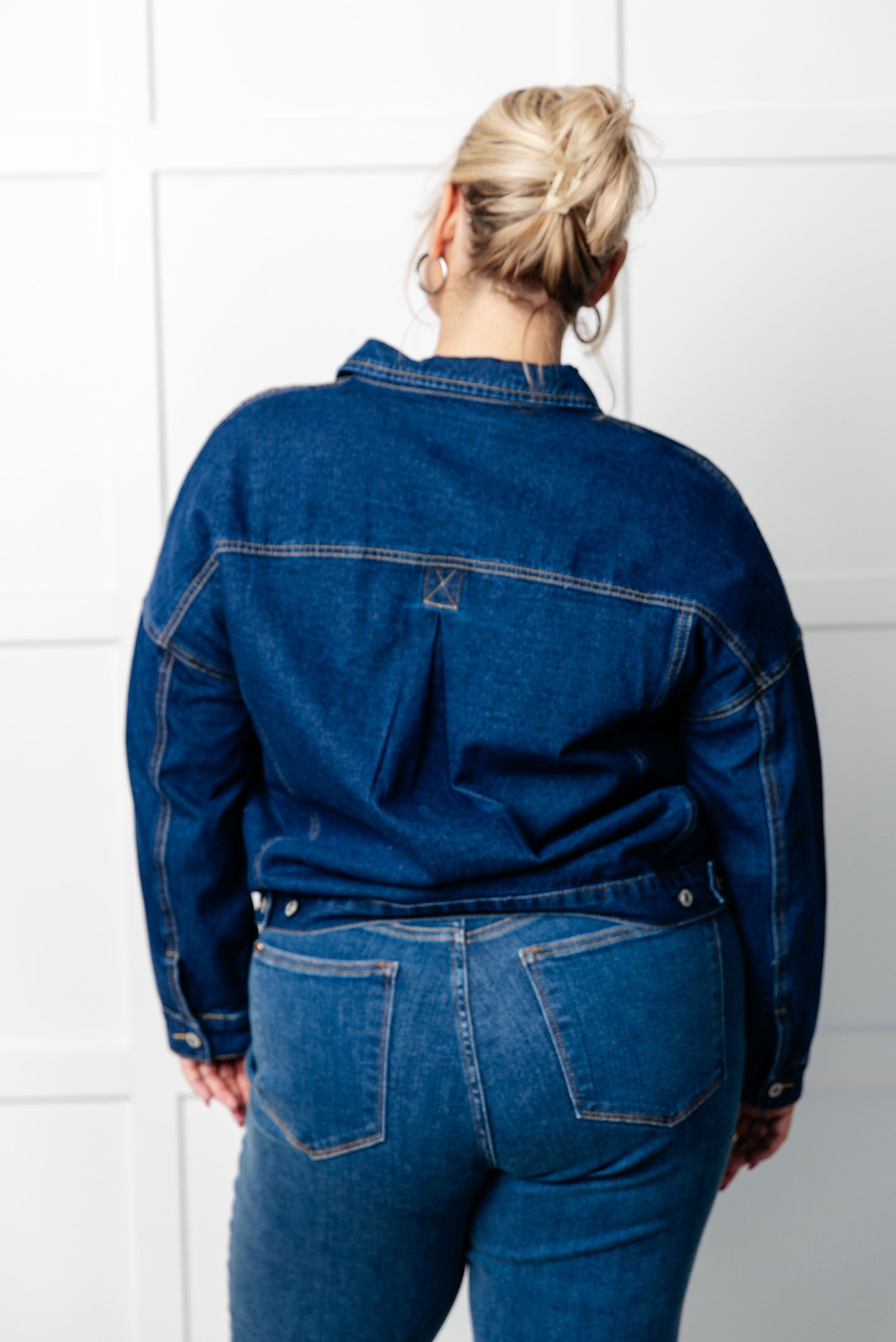 Old School Classic Oversized Dark Wash Denim Jacket (Small to 2XL)