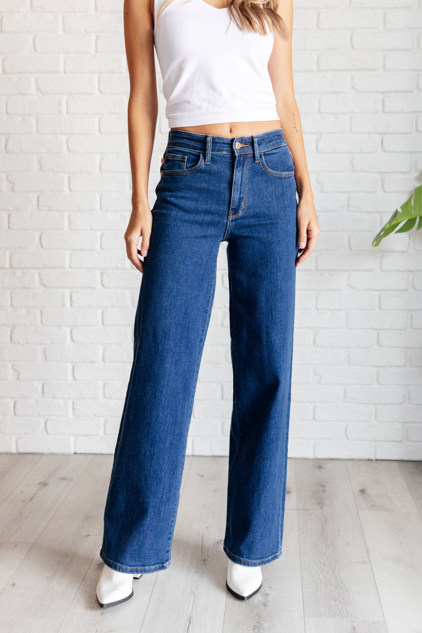 Never Gonna Give You Up Vintage Wide Leg Jeans (0/24 to 24W)