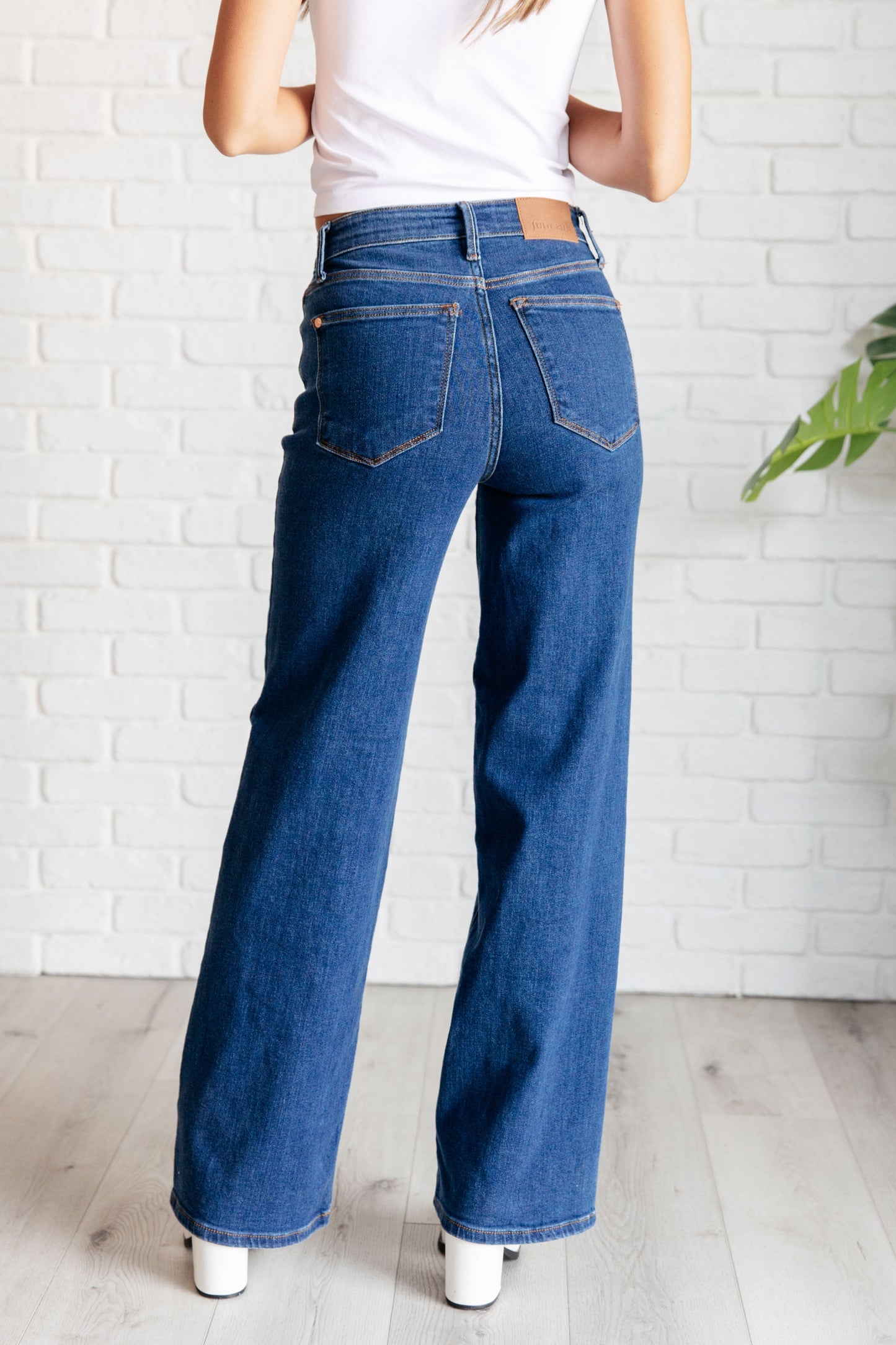 Never Gonna Give You Up Vintage Wide Leg Jeans (0/24 to 24W)