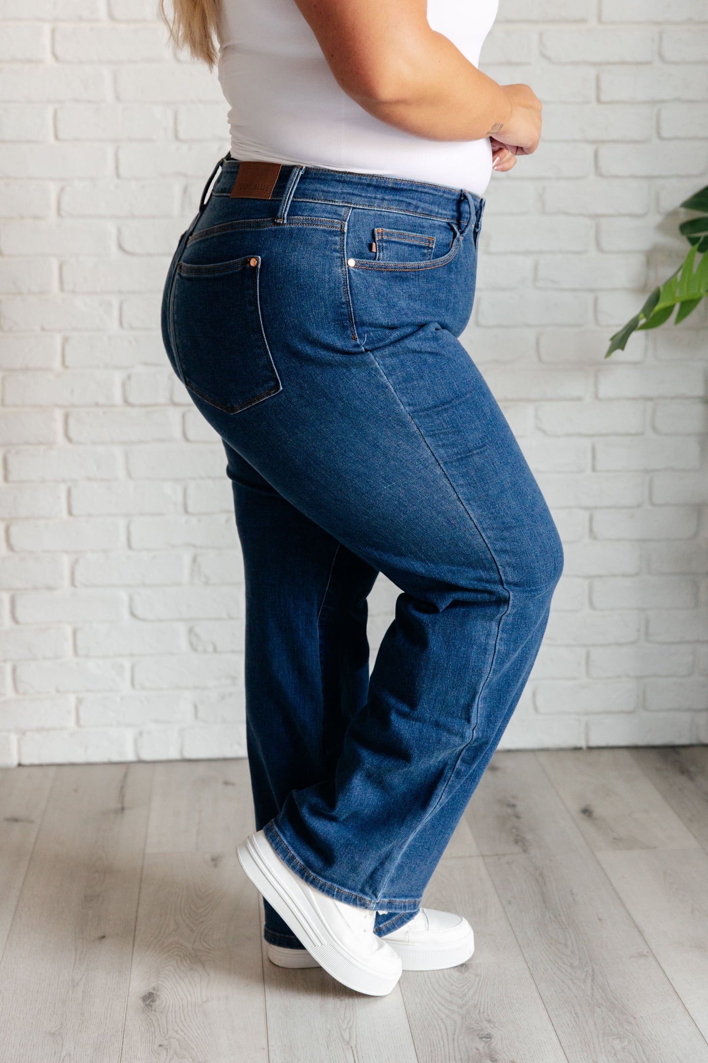 Never Gonna Give You Up Vintage Wide Leg Jeans (0/24 to 24W)