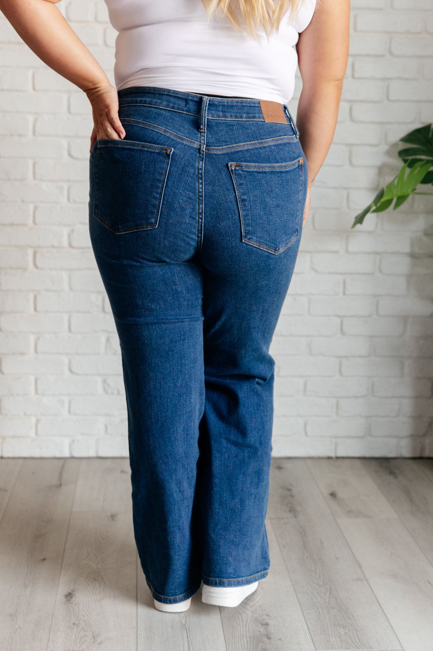 Never Gonna Give You Up Vintage Wide Leg Jeans (0/24 to 24W)