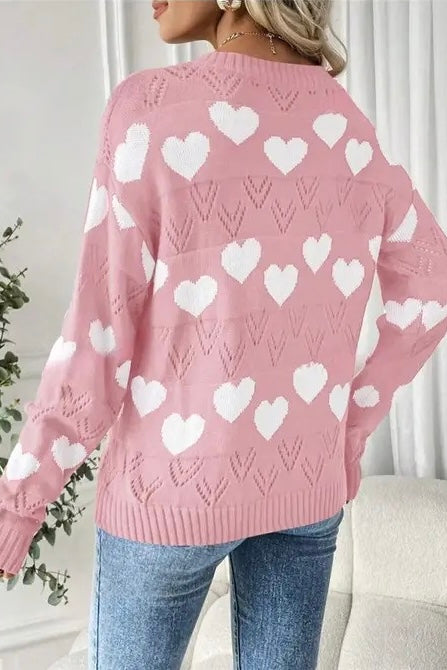 In A Heartbeat V Neck Lightweight Sweater