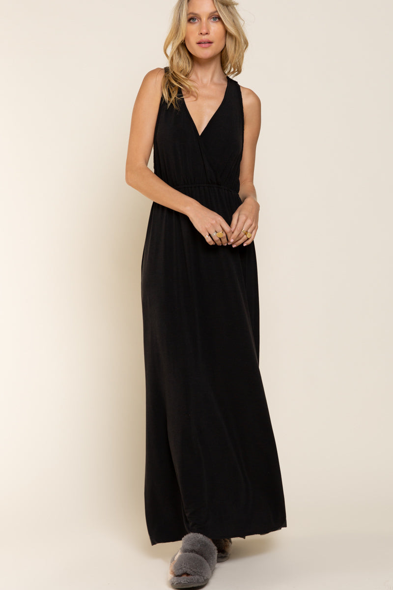 My Everyday Casual Chic V Neck Maxi