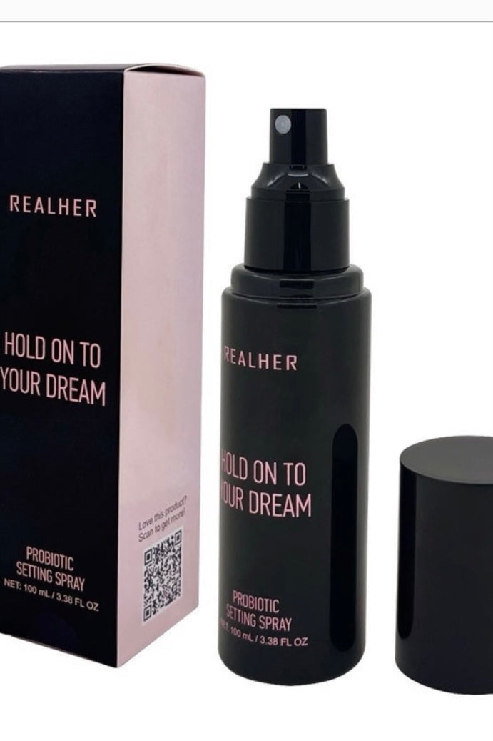 Realher Hold On To your Dream Probiotic Setting Spray