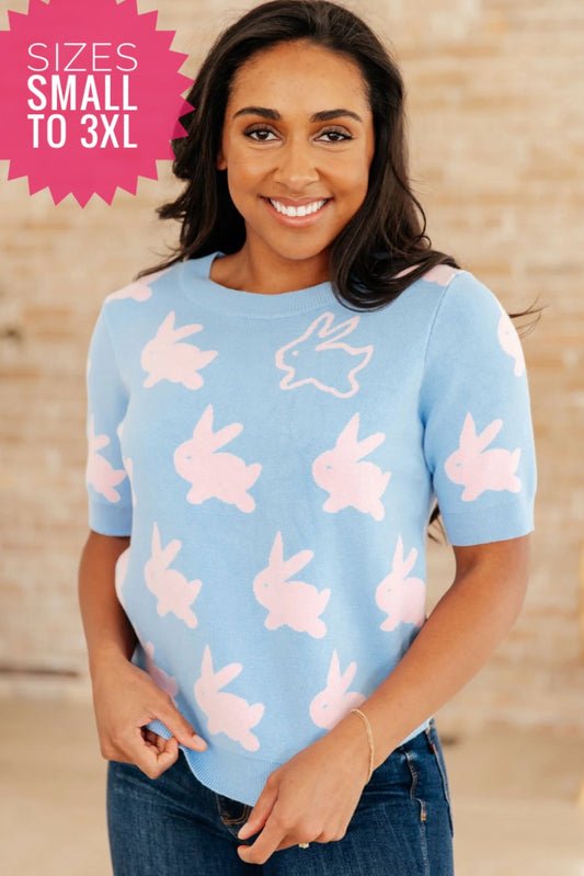 Cottontail Half Sleeve Bunny Sweater