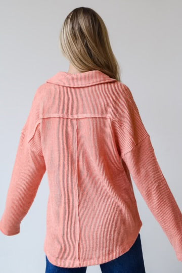 So My Fave Ribbed Knit Pullover (Small to 3XL)